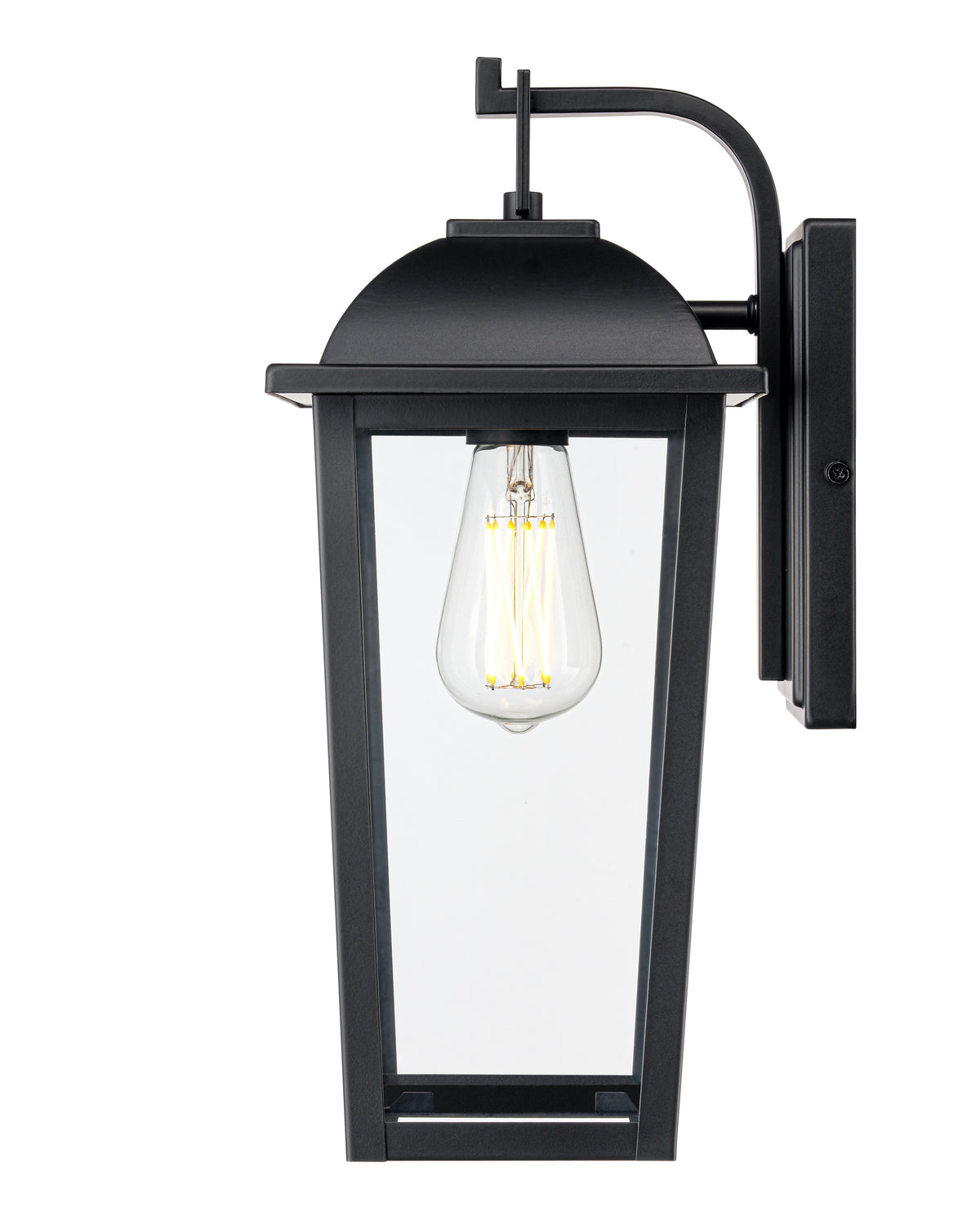 7'' Houston Powder Coated Black 1 Light Lantern