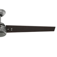 60 inch Cassius ENERGY STAR® Matte Silver Damp Rated Ceiling Fan and Wall Control