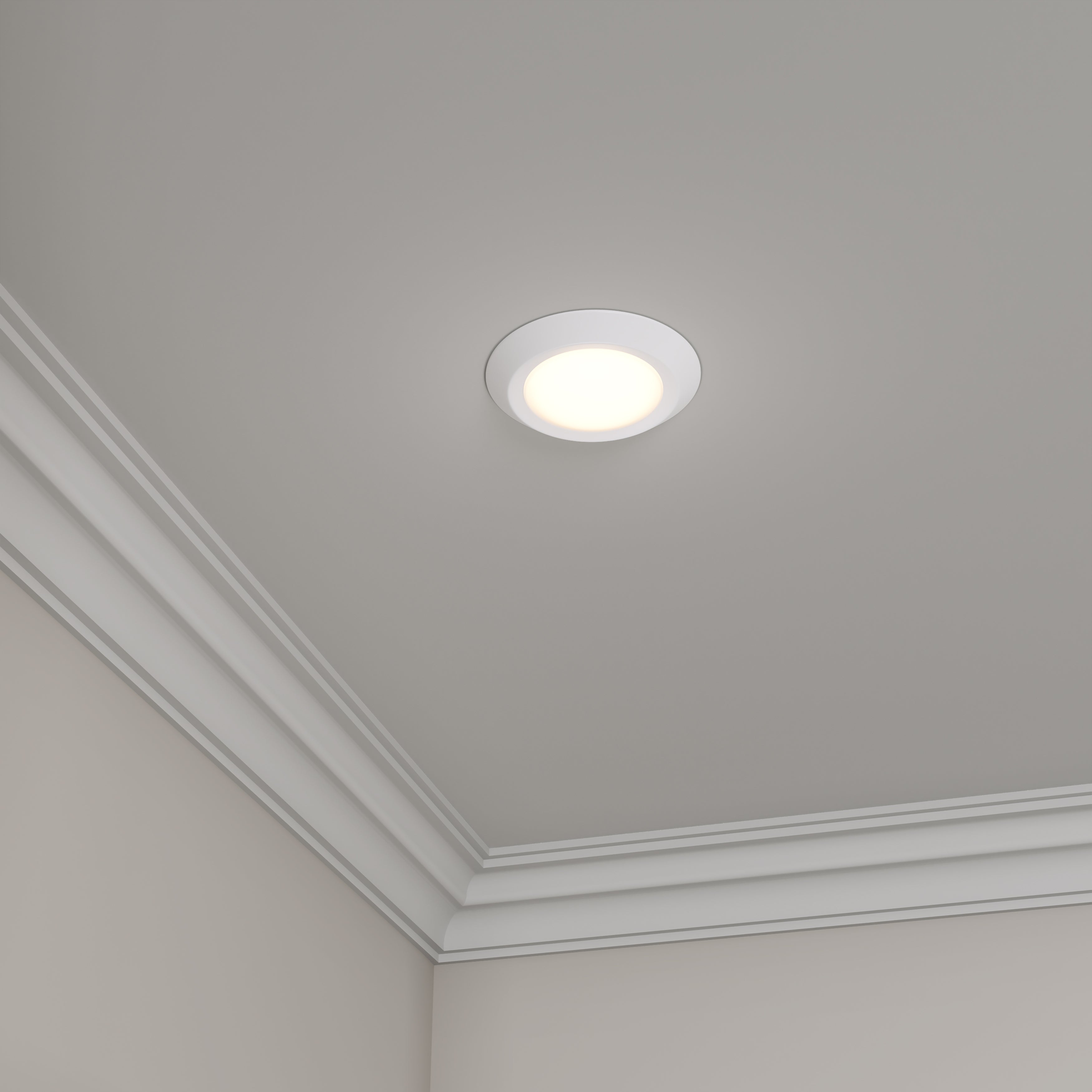 4-inch White Wall Light