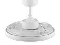 42 Inch White Retractable Blade Ceiling Fan