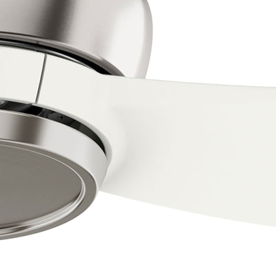 Casablanca 52 inch Eyla ENERGY STAR® Brushed Nickel Ceiling Fan and Wall Control and Handheld Remote