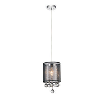Radiant 1 Light Chrome Mini Pendant