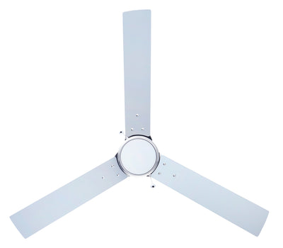 52 Inch Sabio AC Brushed Nickel Indoor Ceiling Fan 3-Blade Reversible