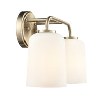 14'' Laphia Modern Gold 2 Light Bath Vanity