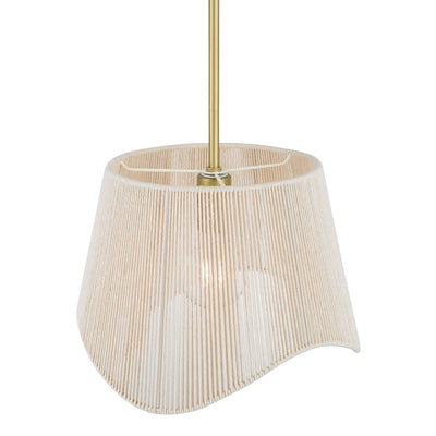 9'' Tulara Vintage Brass 1 Light Pendant