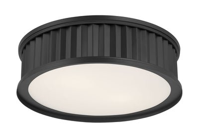 5.25'' Corvella Matte Black 3 Light Flush Mount