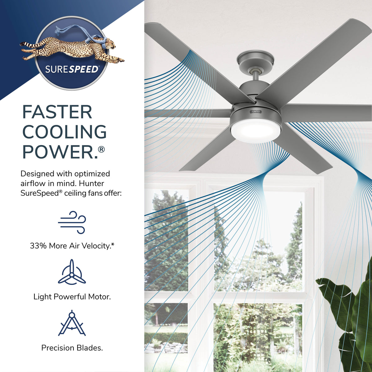 60 inch Skysail ENERGY STAR® Matte Black WeatherMax Indoor / Outdoor Ceiling Fan with LED Light Kit and Wall Control