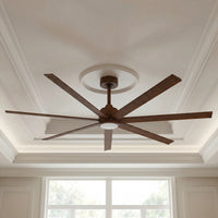 Atlanta 72 Inch DC Fan with LED Light Koa Finish with Remote