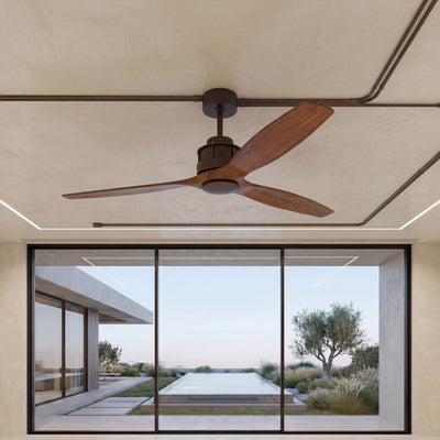 Akmani 60 Inch Bronze Fan with 0 Lights and Remote