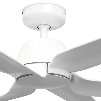 52 inch AirStack ENERGY STAR® Fresh White Damp Rated Ceiling Fan and Handheld Remote