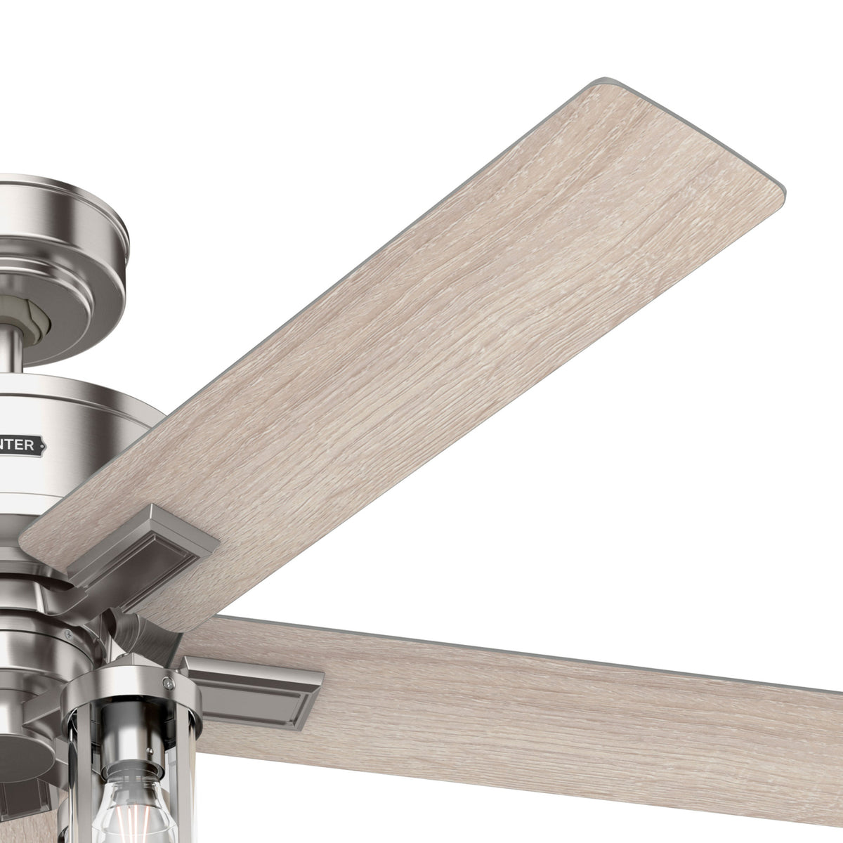 52 inch Astwood II  Brushed Nickel Ceiling Fan with LED Light Kit and Handheld Remote