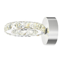 Ring Integrated LED Chrome Wall Sconce