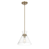 9.75'' Amarella Modern Gold 1 Light Pendant