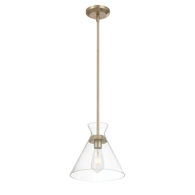 9.75'' Amarella Modern Gold 1 Light Pendant