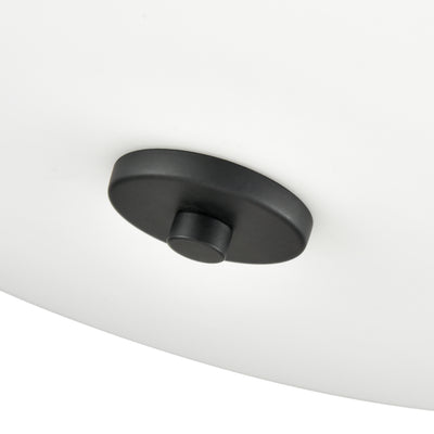 5'' Laphia Matte Black 2 Light Flush Mount