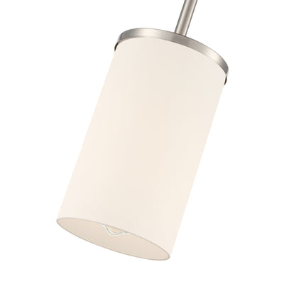 7'' Verlana Brushed Nickel 1 Light Mini Pendant