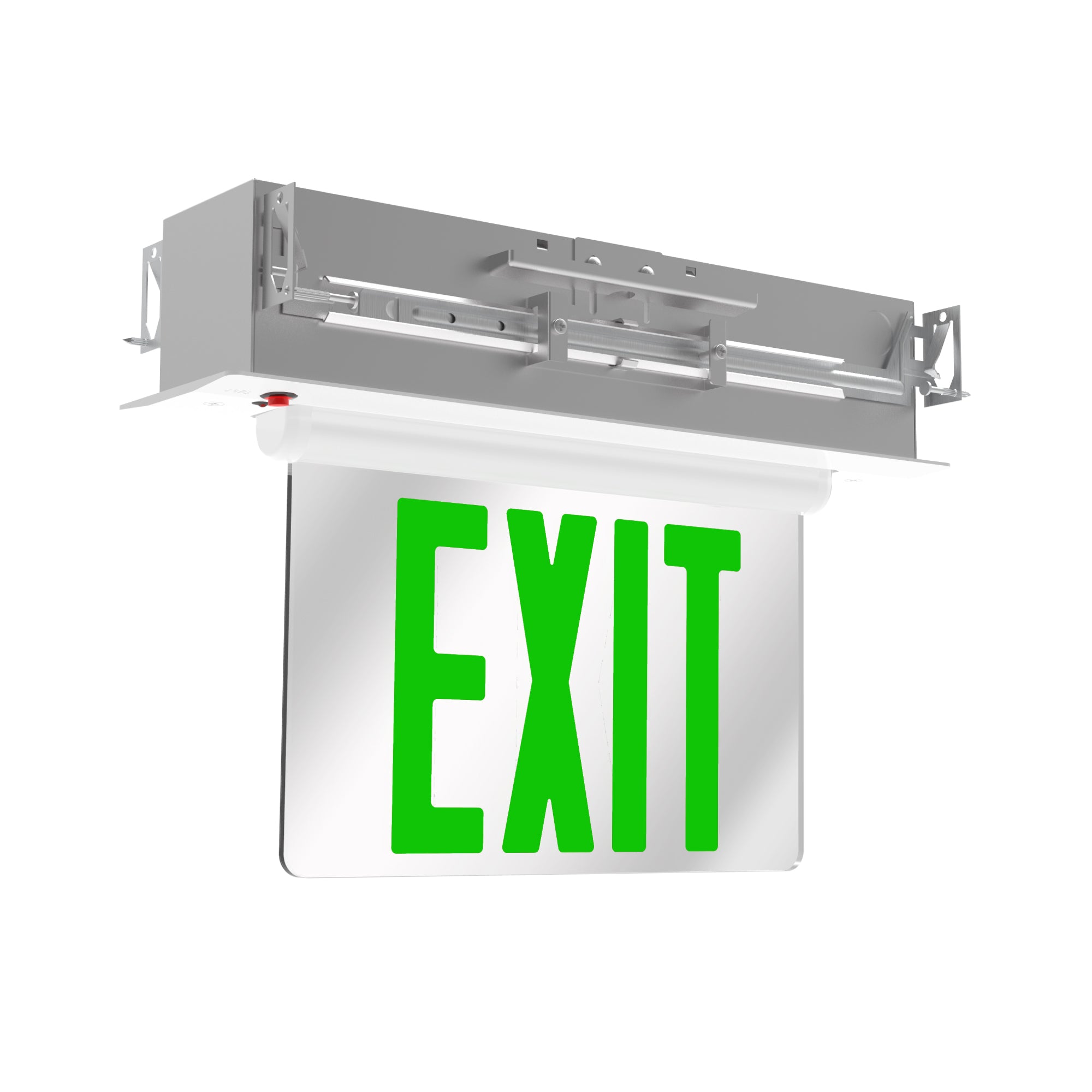 15.75-inch White Double Face Exit Sign