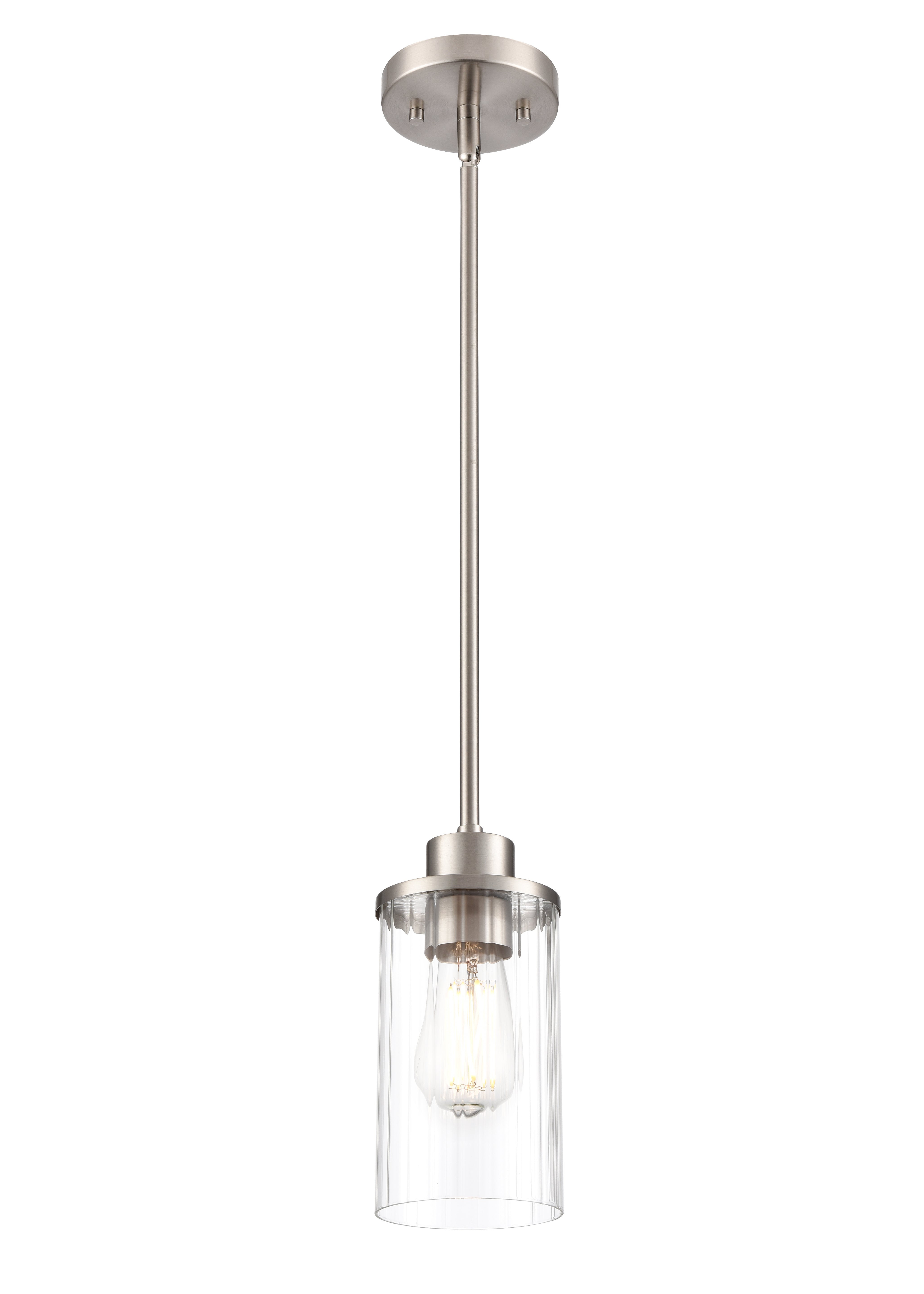 9.5'' Beverlly Brushed Nickel 1 Light Pendant
