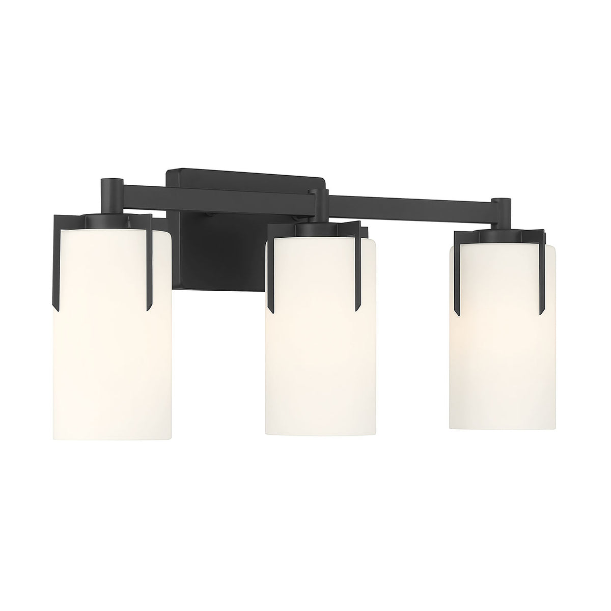 22'' Froselle Matte Black 3 Light Bath Vanity