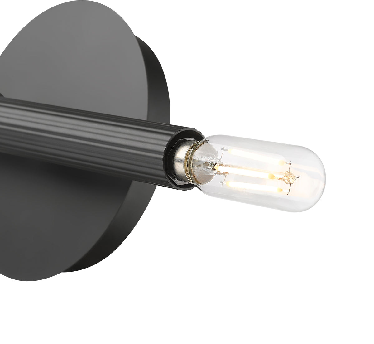 12.25'' Skyva Matte Black 2 Light Wall Sconce