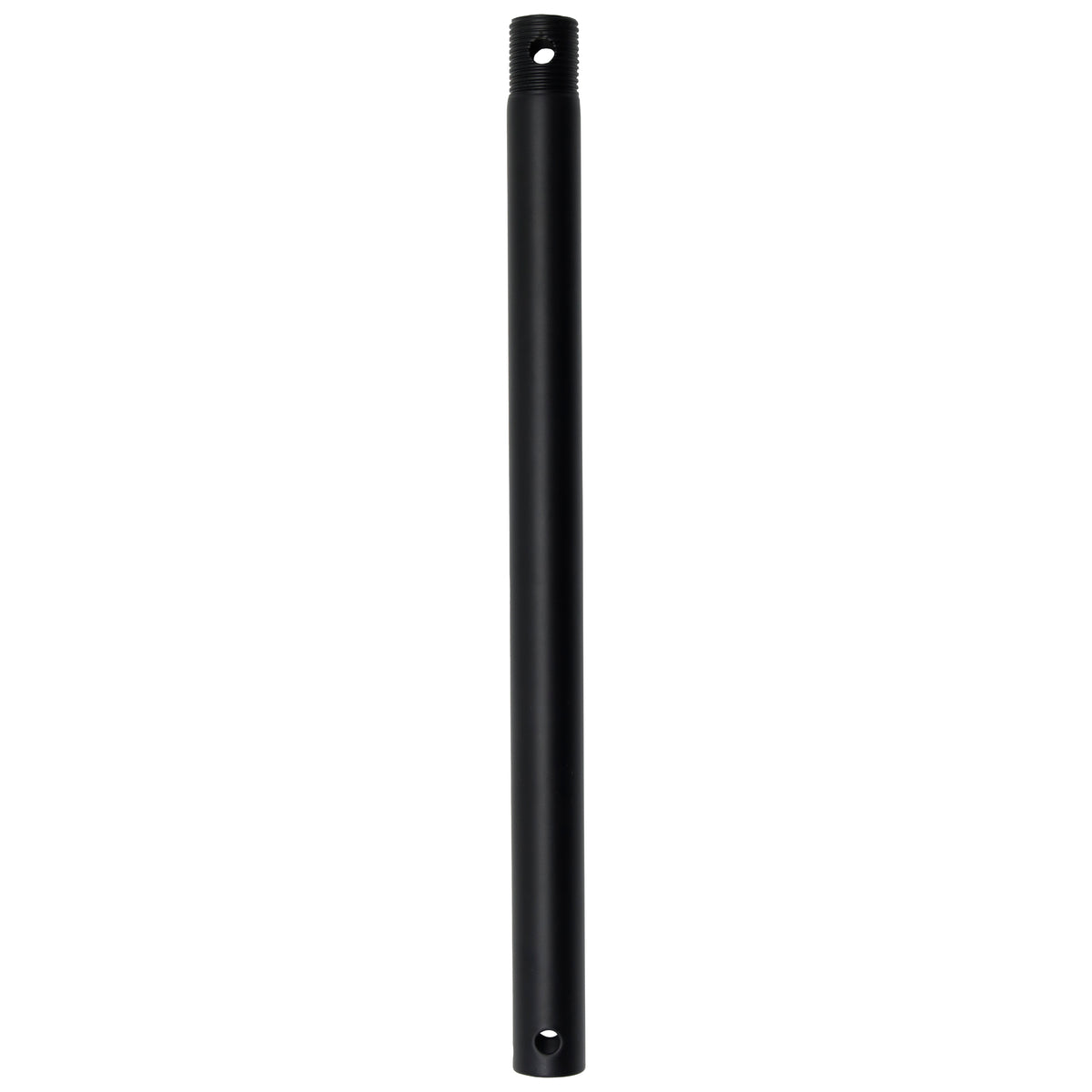 24-inch Matte Black Fan Downrod with 120V Input