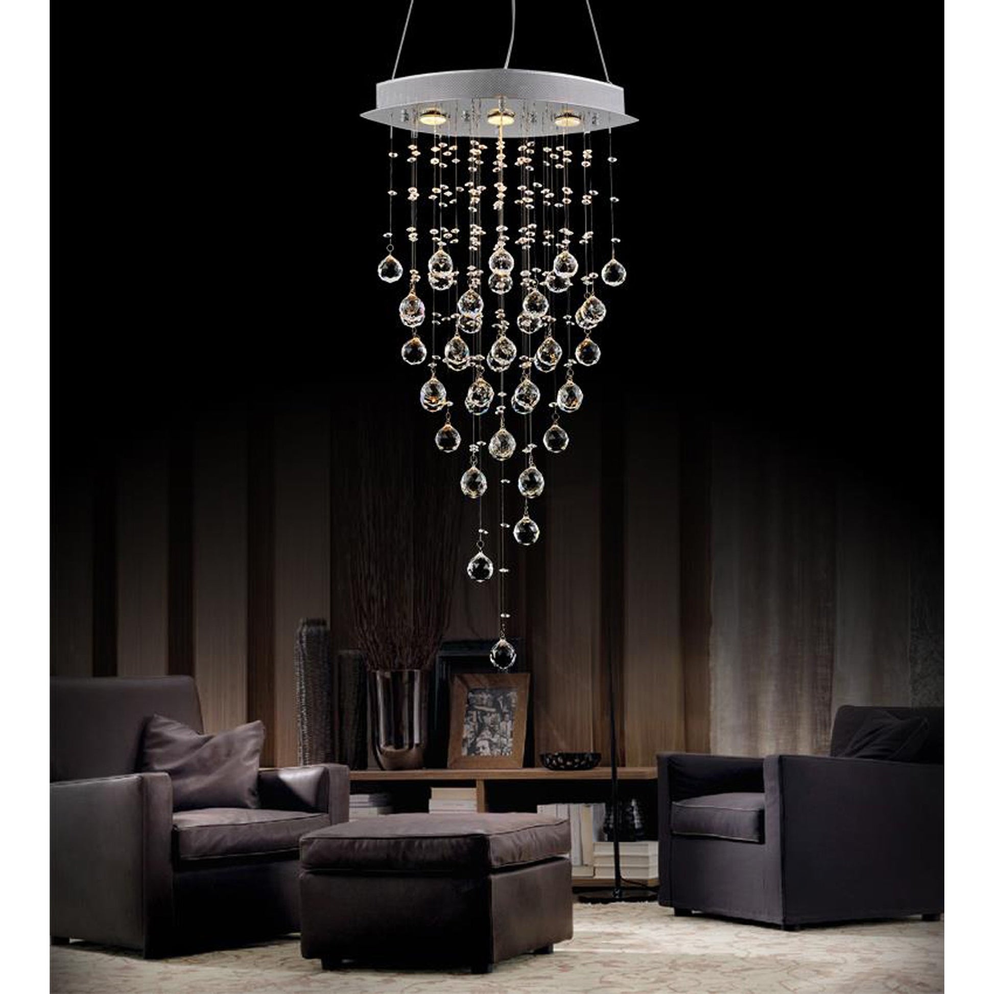 Robin 3 Light Chrome Chandelier
