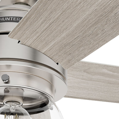 52 inch Xidane Brushed Nickel Ceiling Fan with LED Light Kit and Handheld Remote