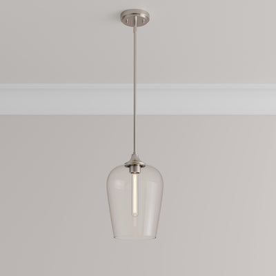 51'' Ashford Brushed Nickel 1 Light Mini Pendant