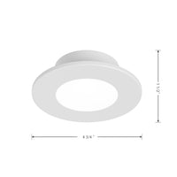 4-inch White Wall Light with 5-CCT Selectable White and 11W Output