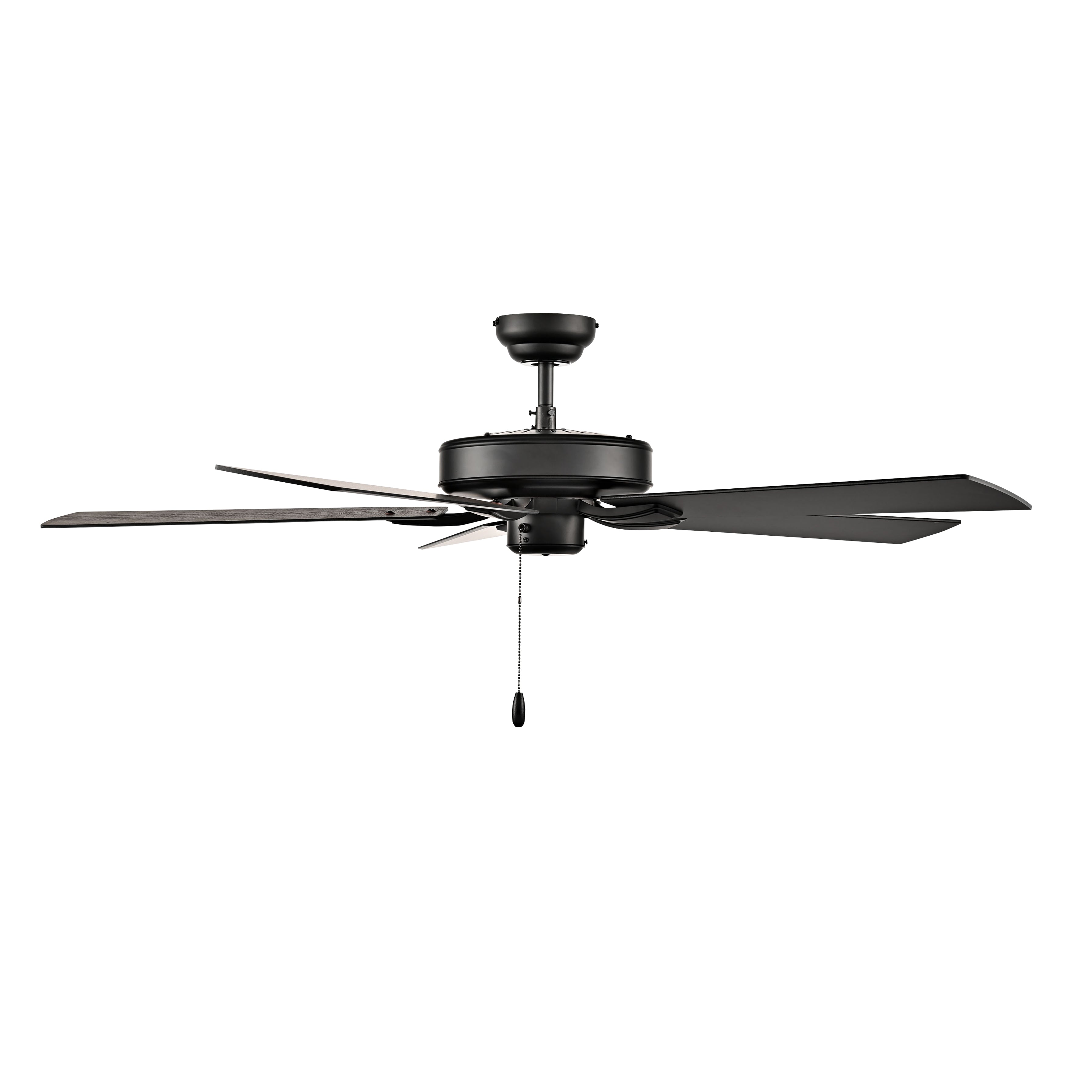 52 Inch Brisden AC Matte Black Indoor Ceiling Fan 5-Blade Reversible