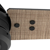60 inch Cassius ENERGY STAR® Matte Black Damp Rated Ceiling Fan and Wall Control
