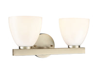 15.75'' Apria Modern Gold 2 Light Bath Vanity