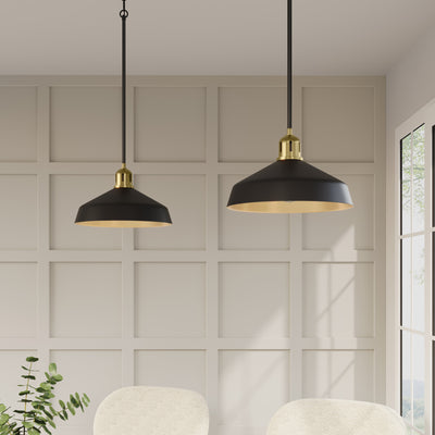 7.5'' Axlen Matte Black 1 Light Pendant