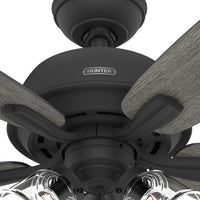 60 inch Dondra ENERGY STAR® Matte Black Ceiling Fan with LED Light Kit and Pull Chain