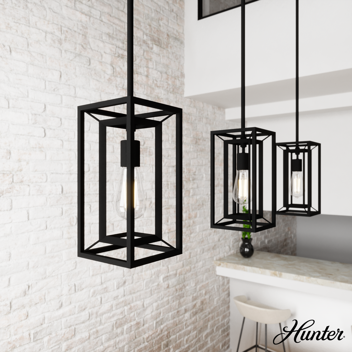 Hartland 11.5-inch 2-light Indigo Blue Flush Mount Ceiling Light with Seeded Glass