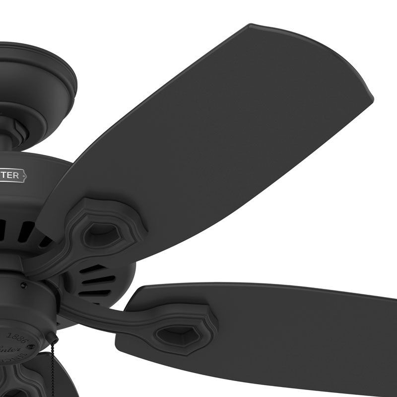 42 inch Builder Elite Matte Black Ceiling Fan and Pull Chain