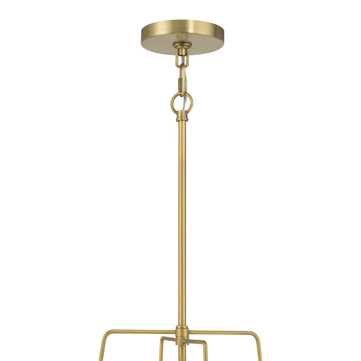 15.5'' Vellinor Vintage Brass 1 Light Pendant