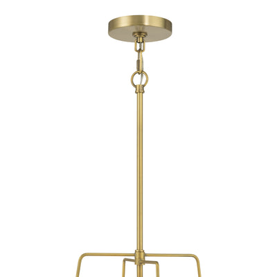 15.5'' Vellinor Vintage Brass 1 Light Pendant