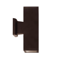 4-inch Oil Rubbed Bronze Outdoor Wall Light with 4000K Light, Clear Lens and 13W Output
