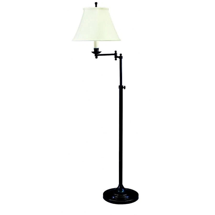 45-inch Club Black Floor Lamp