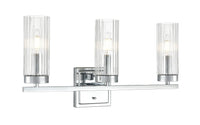 21'' Iversen Polished Chrome 3 Light Bath Vanity