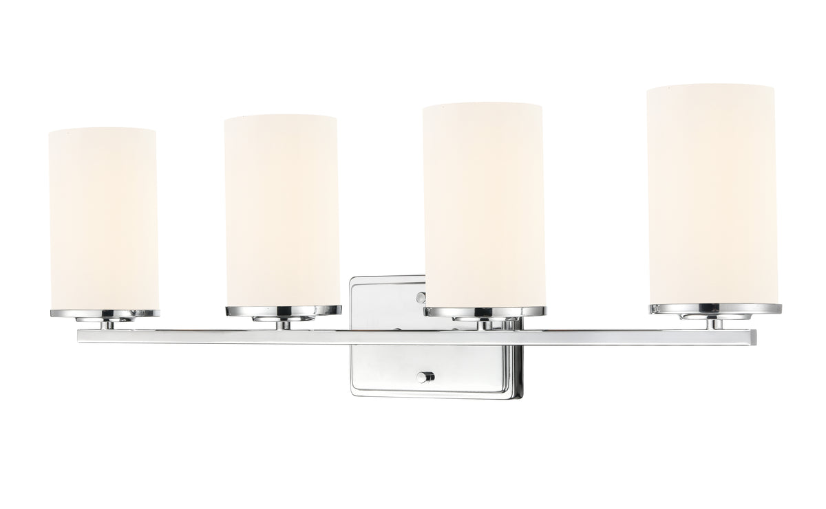27.75'' Verlana Chrome 4 Light Bath Vanity