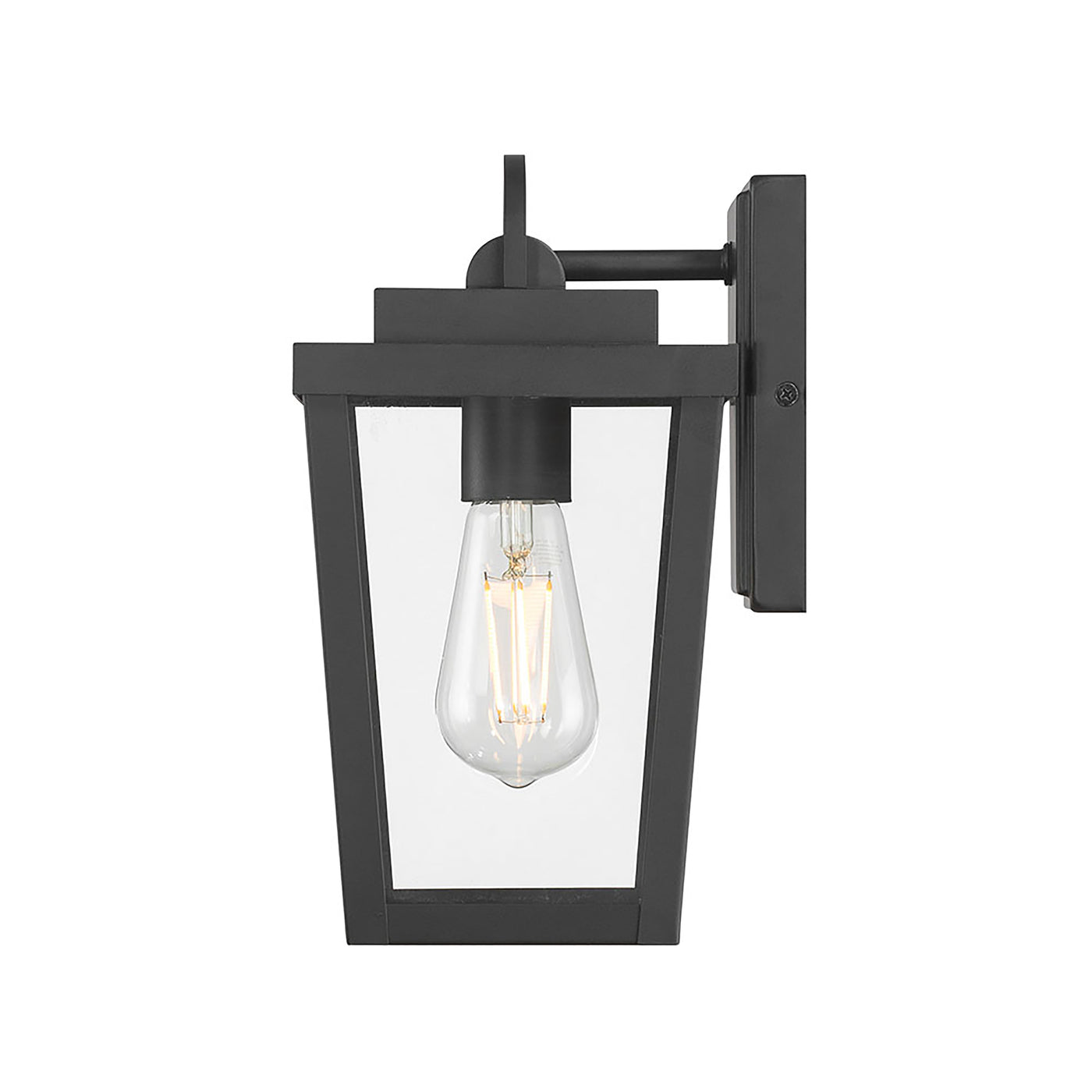 6'' Brenwick Powder Coated Black 1 Light Lantern