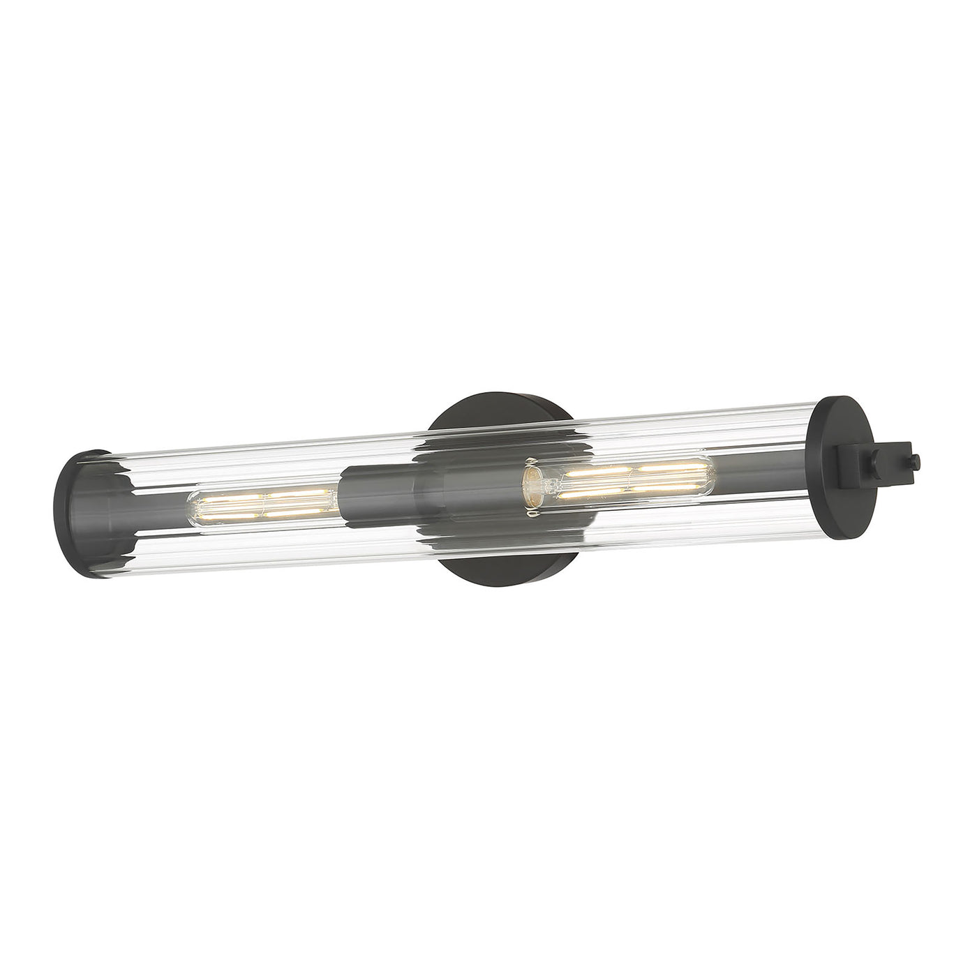 22.75'' Cylora Matte Black 2 Vanity Light