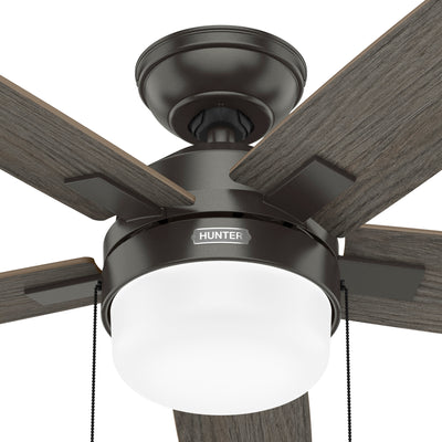 52 inch Anisten Noble Bronze Ceiling Fan with LED Light Kit and Pull Chain