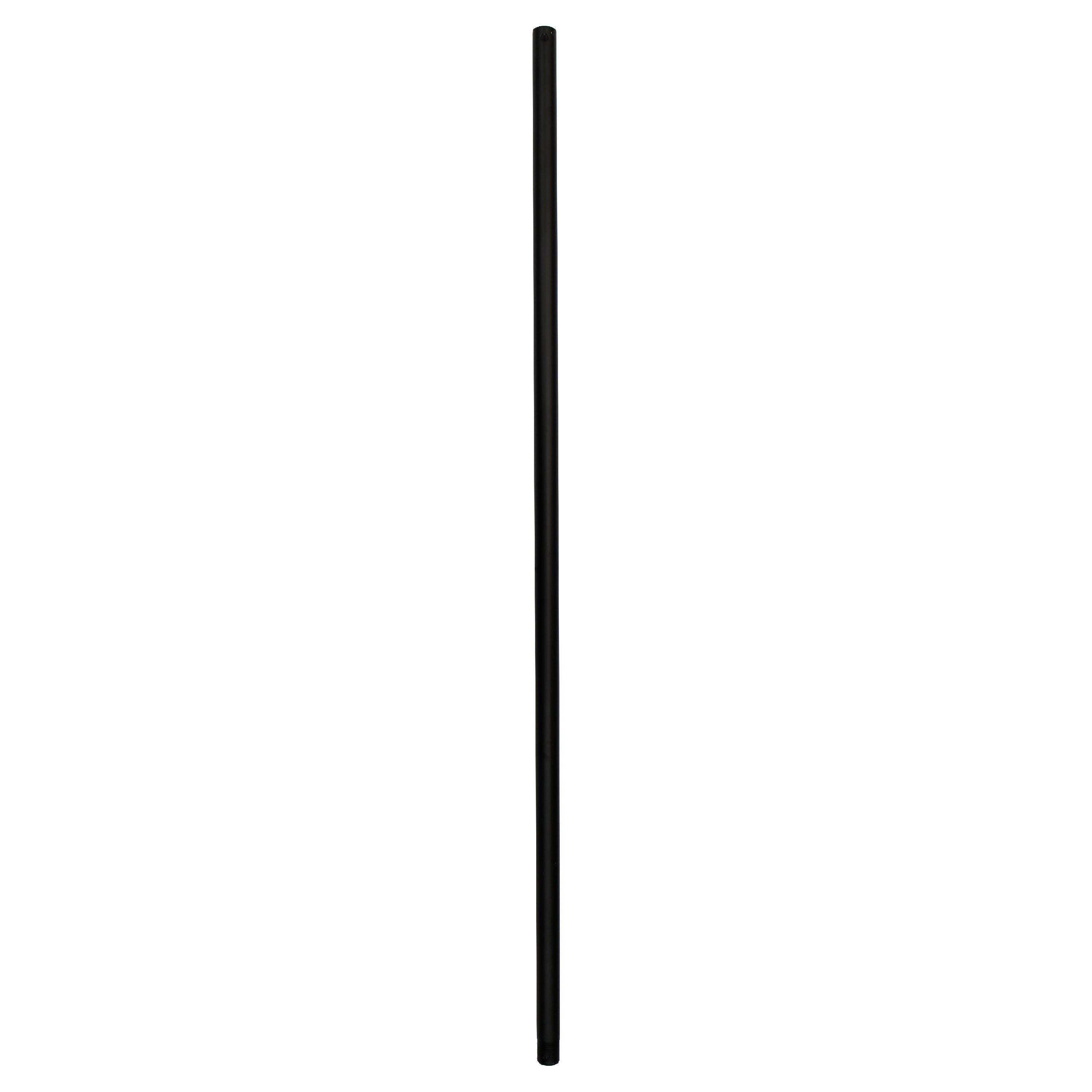 48-inch Matte Black Fan Downrod with 120V Input