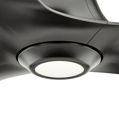 60 inch Arwen ENERGY STAR® Granite Damp Rated Ceiling Fan with LED Light Kit and Handheld Remote