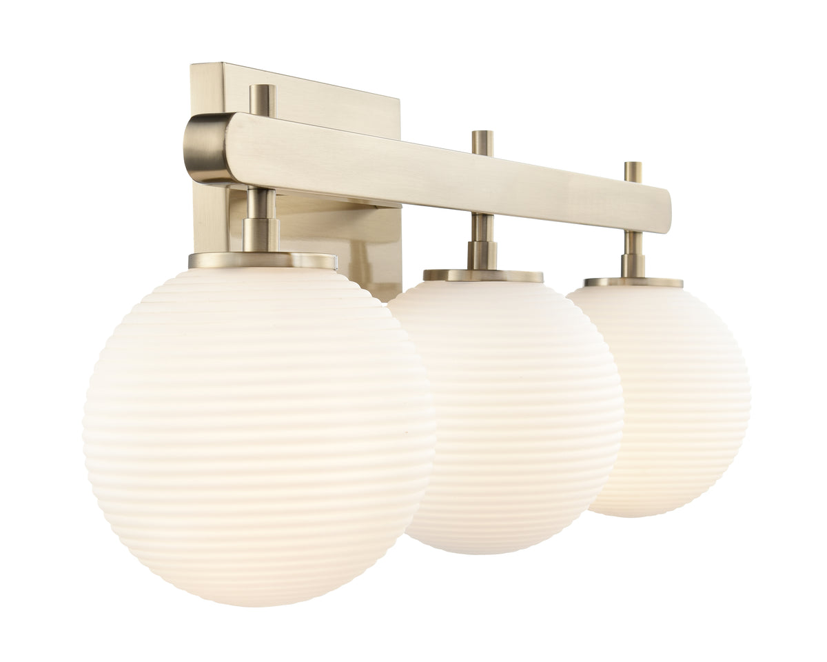 26'' Coretta Modern Gold 3 Light Bath Vanity