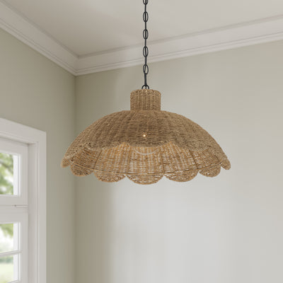 11.75'' Malura Matte Black 1 Light Pendant