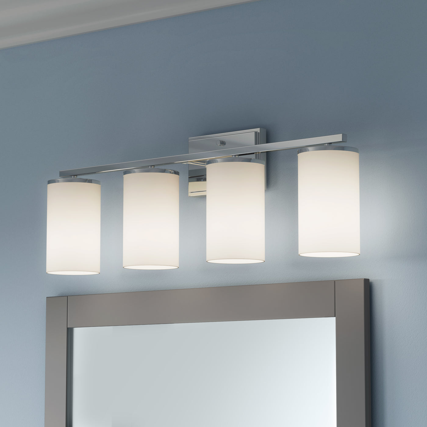 27.75'' Verlana Chrome 4 Light Bath Vanity
